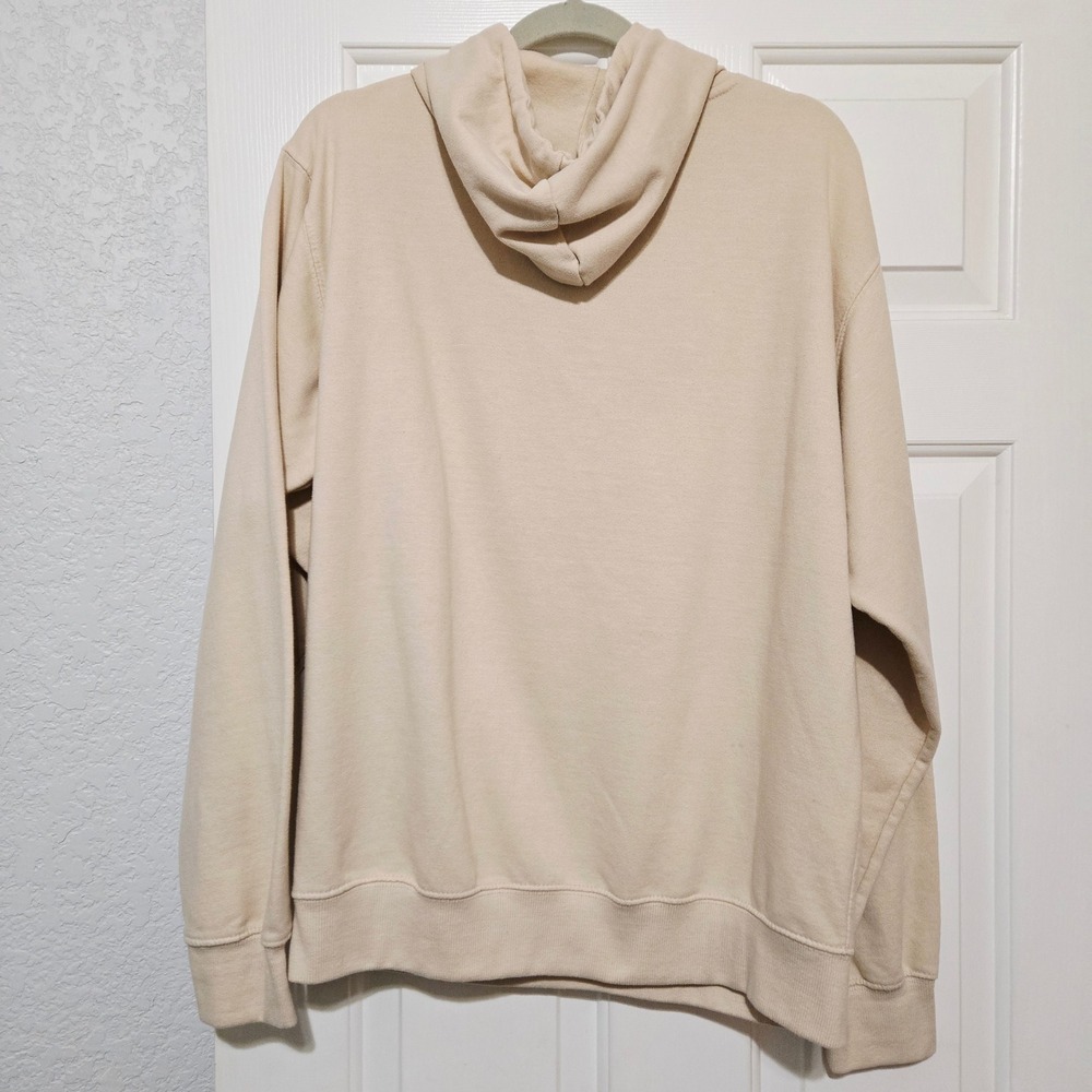 Betty Boop Graphic Hoodie Sweatshirt Beige XLarge Hearts Licensed - Picture 7 of 10